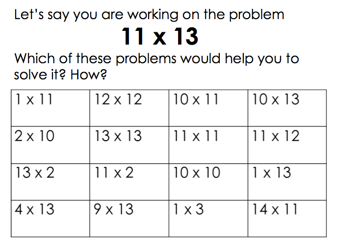Challenge problems, helper problems – Number Strings